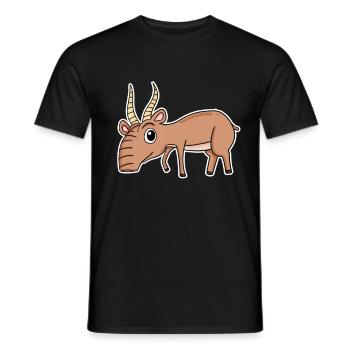 Antilope - T-shirt homme - noir - Devant - AI Model Male 178 light (178cm)