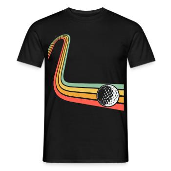 Golf - T-shirt homme - noir - Devant - AI Model Male 178 light (178cm)