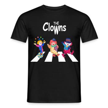 Die Clowns - Männer T-Shirt - Schwarz - Vorne - AI Model Male 178 light (178cm)