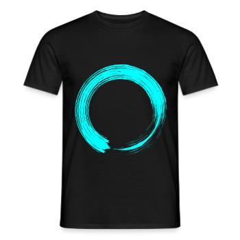 Cercle - T-shirt homme - noir - Devant - AI Model Male 178 light (178cm)