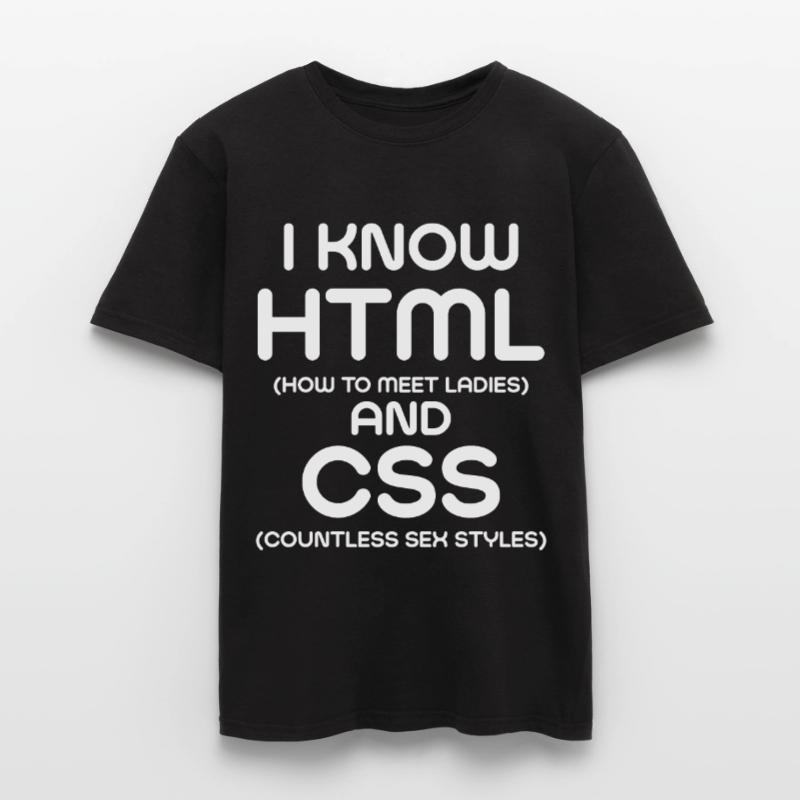 I Know HTML and CSS Men's T-Shirt