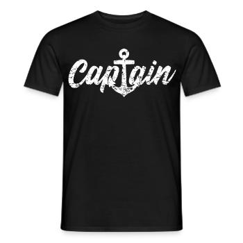 Capitaine capitaine - T-shirt homme - noir - Devant - AI Model Male 178 light (178cm)