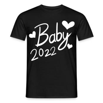Baby 2022 - Neugeborenes 2022 - Männer T-Shirt - Schwarz - Vorne - AI Model Male 178 light (178cm)