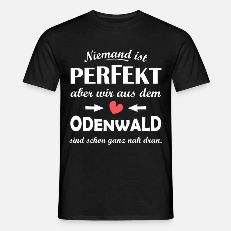 Odenwald - Männer T-Shirt - Schwarz