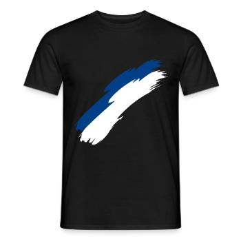 Finlande - T-shirt homme - noir - Devant - AI Model Male 178 light (178cm)