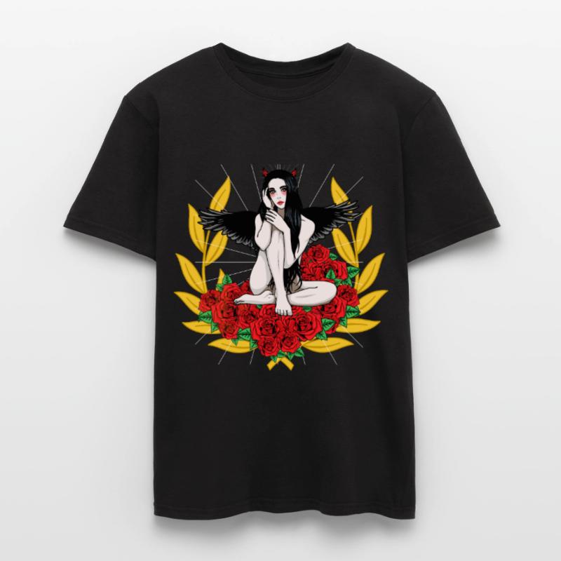 Devilish Devil Woman Satan's Roast Devil Men’s T-shirt