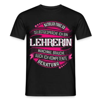 Lehrerin - Männer T-Shirt - Schwarz - Vorne - AI Model Male 178 light (178cm)