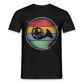 Waldhorn - T-shirt homme - noir - Devant - AI Model Male 178 light (178cm)
