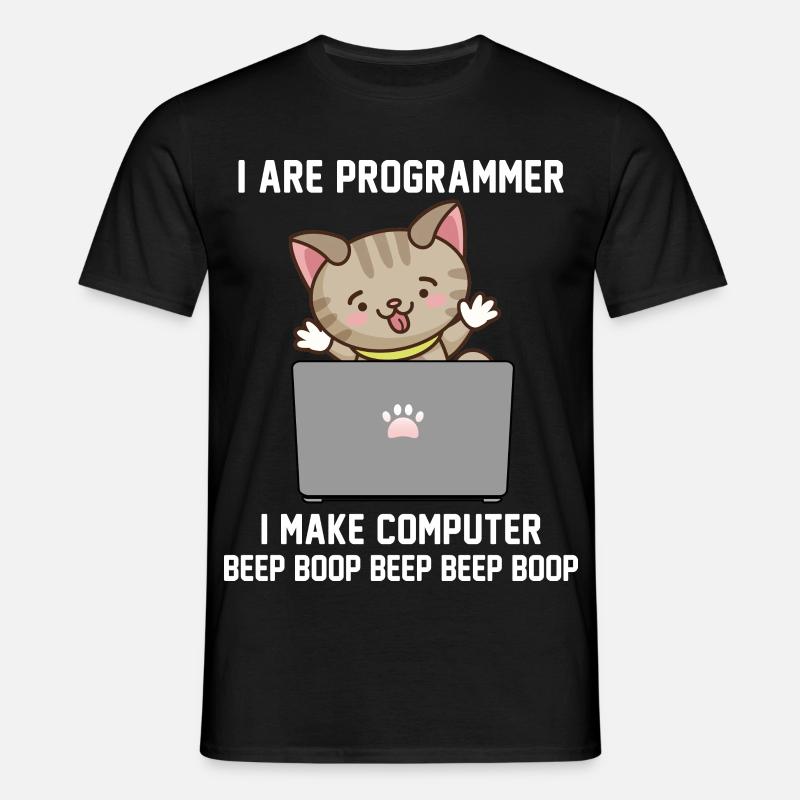 Programmierer - Männer T-Shirt - Schwarz
