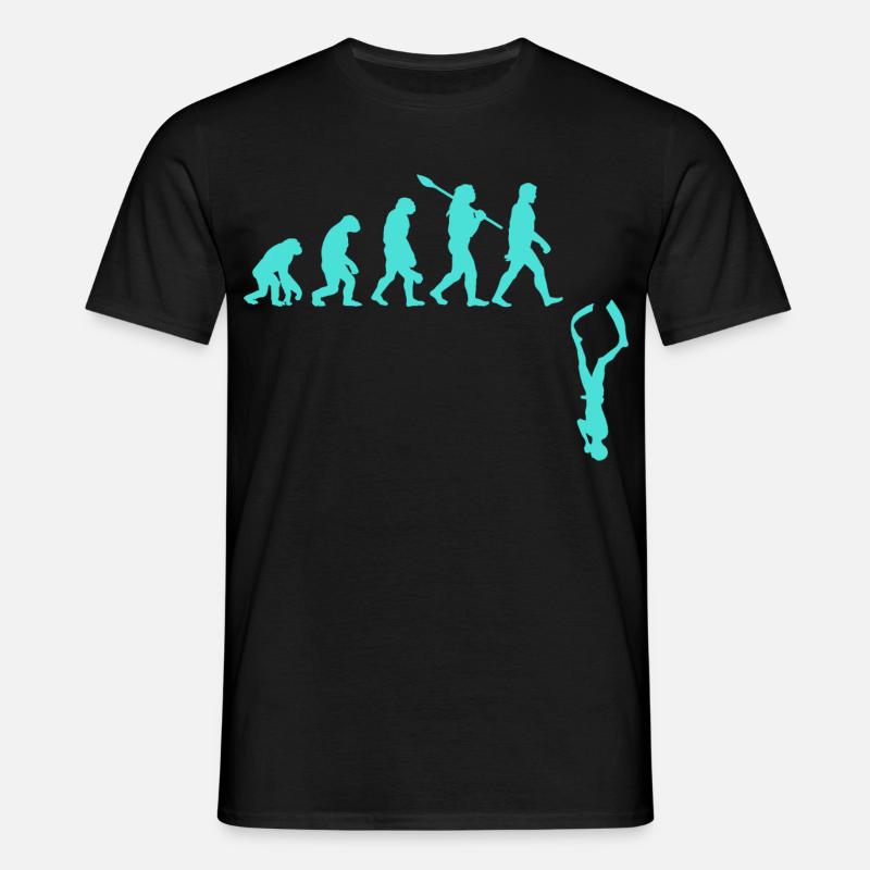 Évolution de l’apnée - T-shirt Homme - noir