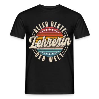 Lehrerin - Männer T-Shirt - Schwarz - Vorne - AI Model Male 178 light (178cm)