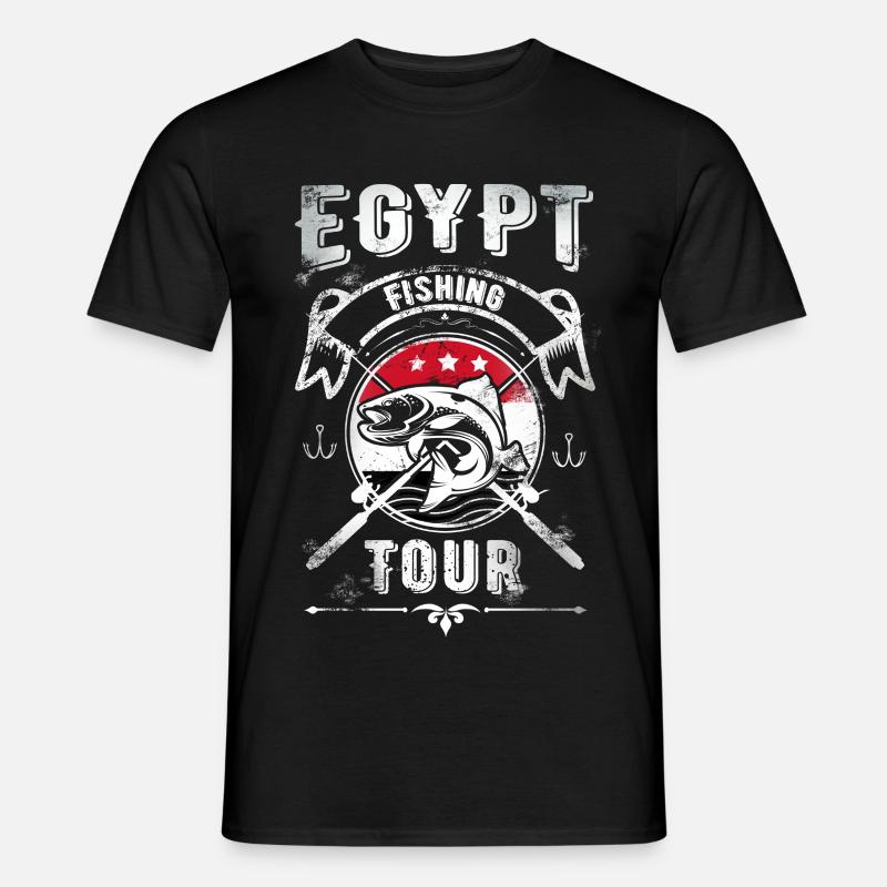 Excursion de pêche en Égypte - T-shirt homme - noir