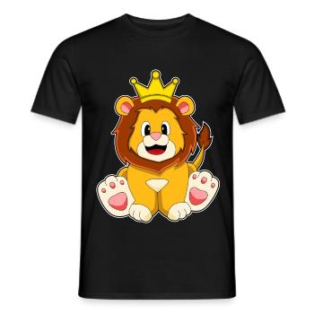 Couronne de Lion - T-shirt homme - noir - Devant - AI Model Male 178 light (178cm)