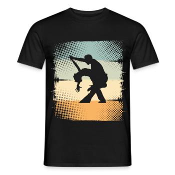 Couple de danse - T-shirt homme - noir - Devant - AI Model Male 178 light (178cm)