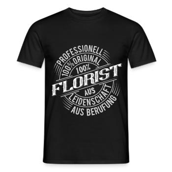 Florist - Männer T-Shirt - Schwarz - Vorne - AI Model Male 178 light (178cm)