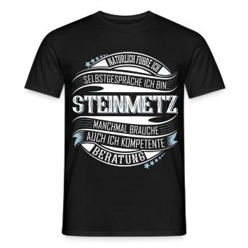 Steinmetz - Männer T-Shirt - Schwarz - Vorne - AI Model Male 178 light (178cm)