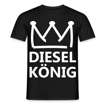 Roi du diesel - T-shirt homme - noir - Devant - AI Model Male 178 light (178cm)
