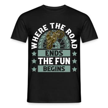 Motocross - T-shirt homme - noir - Devant - AI Model Male 178 light (178cm)