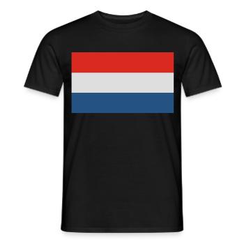 Holland - T-shirt homme - noir - Devant - AI Model Male 178 light (178cm)