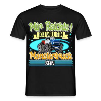 Monstertruck - Männer T-Shirt - Schwarz - Vorne - AI Model Male 178 light (178cm)