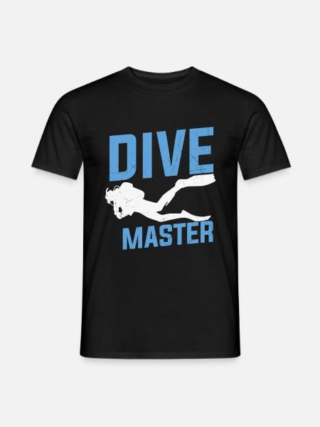 Tauchen Zitat Dive Master Scuba Diving - Männer T-Shirt - Schwarz