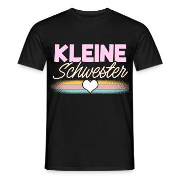 Kleine Schwester - Männer T-Shirt - Schwarz - Vorne - AI Model Male 178 light (178cm)