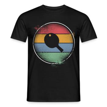 Ping-pong - T-shirt homme - noir - Devant - AI Model Male 178 light (178cm)