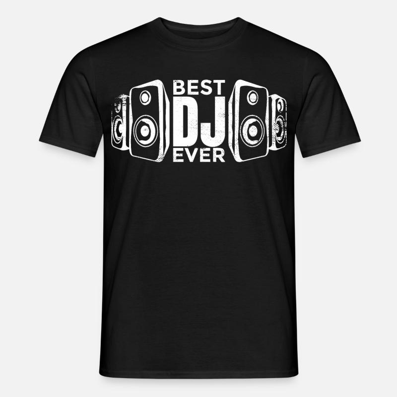 Bester DJ - Männer T-Shirt - Schwarz