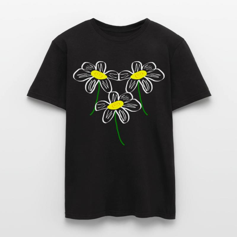 Fleur Blanche Fleurs Blanches Fleurs Blanches Fleurs Blanches T-shirt homme