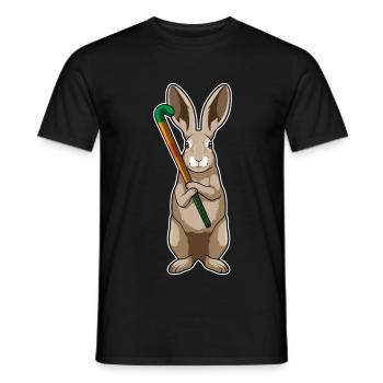 Crosse de hockey sur gazon Rabbit - T-shirt homme - noir - Devant - AI Model Male 178 light (178cm)