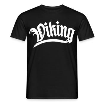 viking viking thor marteau odin botte barbier bart - T-shirt homme - noir - Devant - AI Model Male 178 light (178cm)