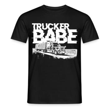 Camionneur Babe - T-shirt homme - noir - Devant - AI Model Male 178 light (178cm)