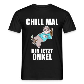 Neffe Onkel Geschenk - Männer T-Shirt - Schwarz - Vorne - AI Model Male 178 light (178cm)