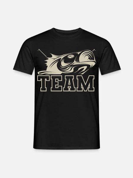 Équipe de pêche Pêche Pêcheur - T-shirt homme - noir