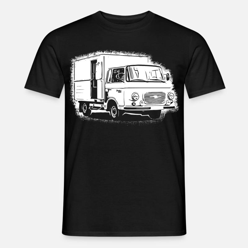 Barka's panel van GDR - Men's T-Shirt - black