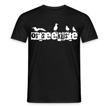 Ostseeküste - Männer T-Shirt - Schwarz - Vorne - AI Model Male 178 light (178cm)