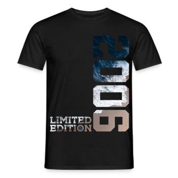 20. GEBURTSTAG LIMITED EDITION 2006 - Männer T-Shirt - Schwarz - Vorne - AI Model Male 178 light (178cm)