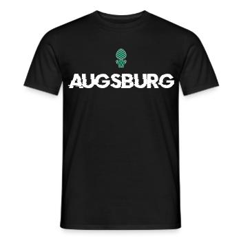 Augsburg Augsburger - Men's T-Shirt - black - Front - AI Model Male 178 light (178cm)