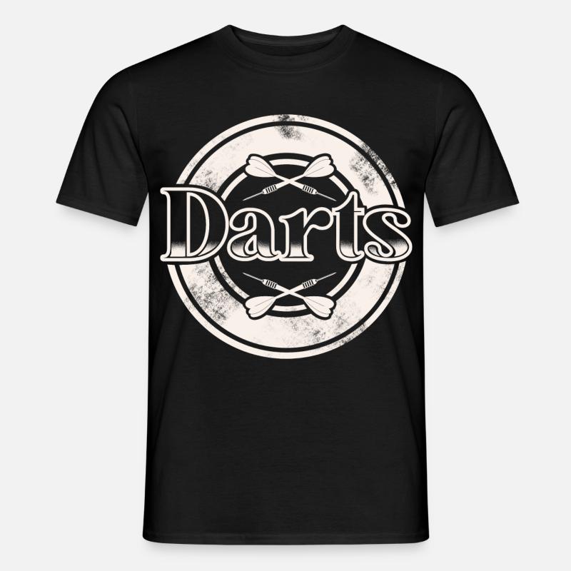 Dart Darten Darts - Men’s T-shirt - black