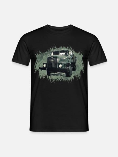 Flatbed truck IFA H6 - Men's T-Shirt - black