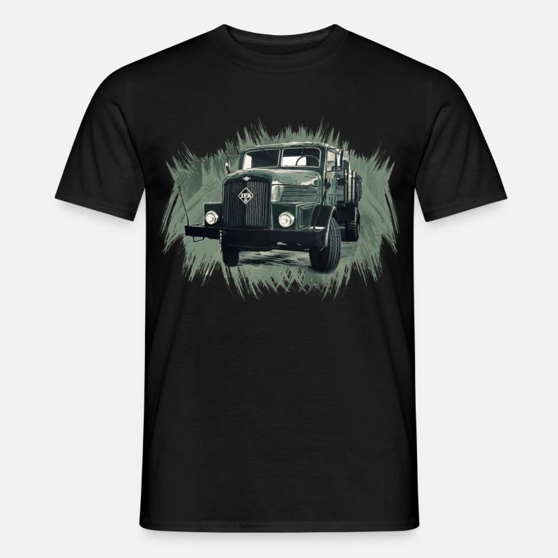 Pritschenwagen IFA H6 - Männer T-Shirt - Schwarz