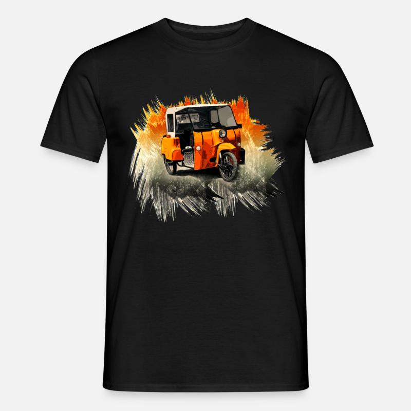 Krause Duo - DDR - Moped - Männer T-Shirt - Schwarz