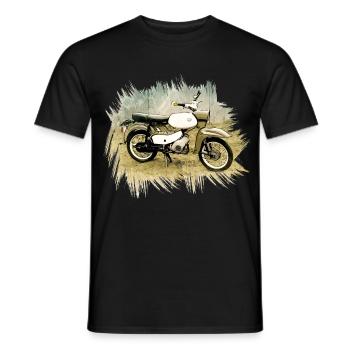 Simson SR 4/4 Habicht - Männer T-Shirt - Schwarz - Vorne - AI Model Male 178 light (178cm)