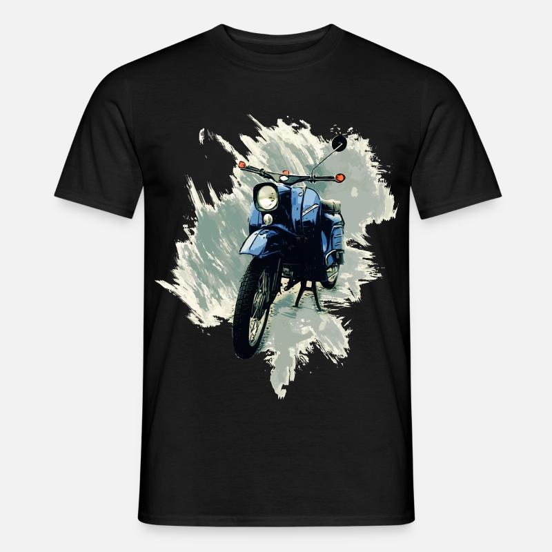 Simson Schwalbe - Männer T-Shirt - Schwarz