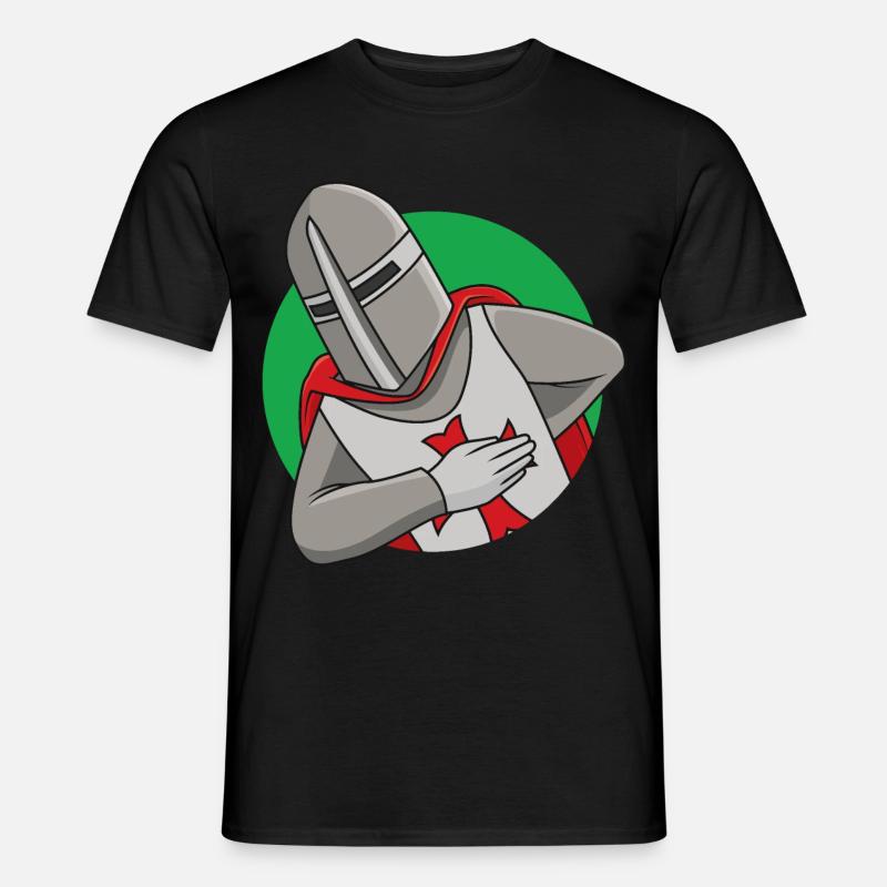 Freundlicher Ritter - Männer T-Shirt - Schwarz