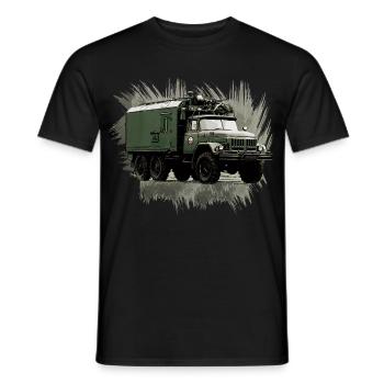 ZIL 131 KO - T-shirt homme - noir - Devant - AI Model Male 178 light (178cm)