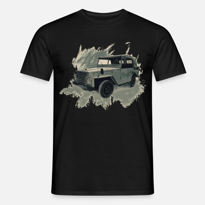 P-2-M - Männer T-Shirt - Schwarz