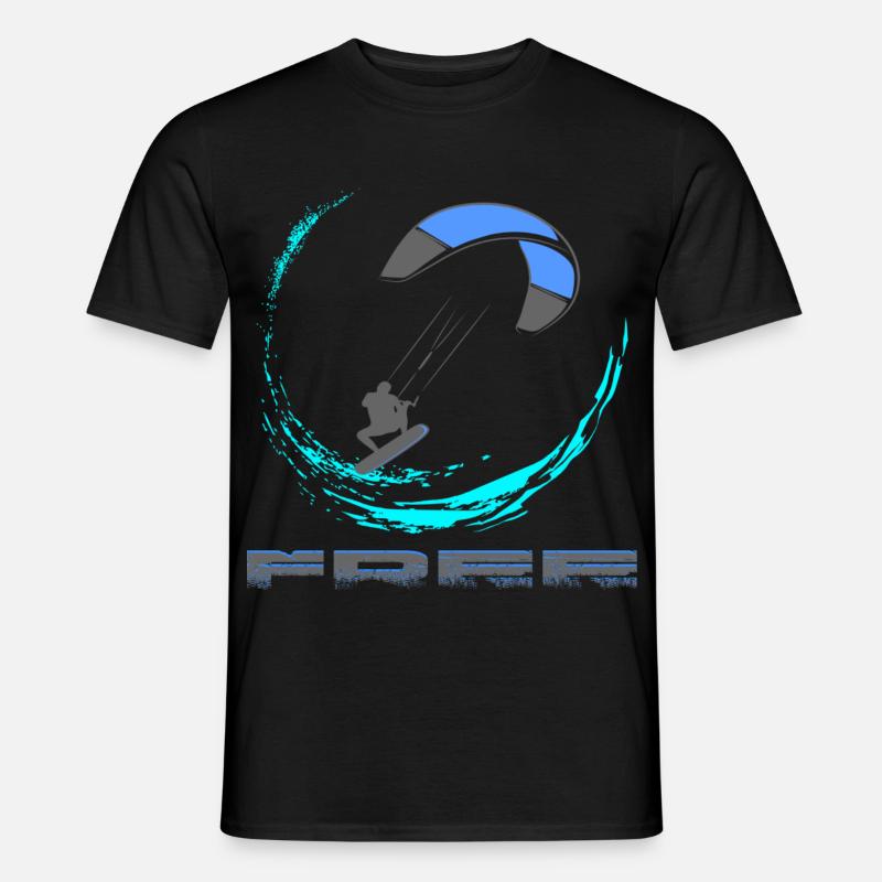 Kitesurfing - Men's T-Shirt - black