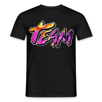 Équipe - T-shirt homme - noir - Devant - AI Model Male 178 light (178cm)