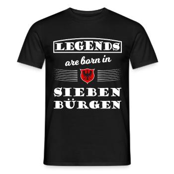 Légendes de Transylvanie - T-shirt homme - noir - Devant - AI Model Male 178 light (178cm)